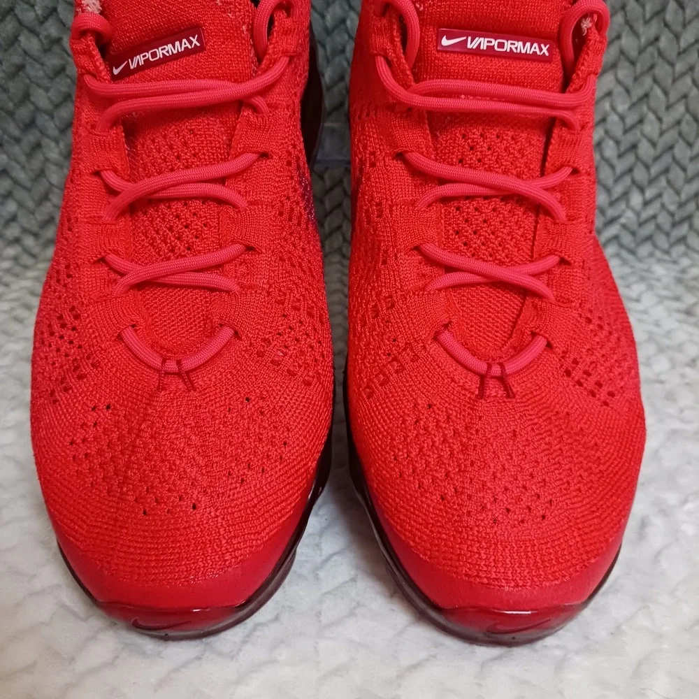 Nike Air VaporMax 2023 Flyknit Triple Red Men's Walking Running Shoes Size 11
